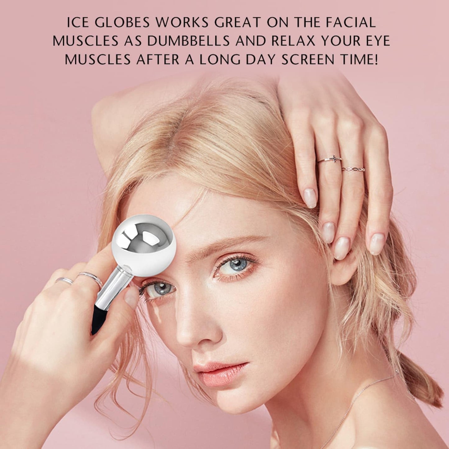 Stainless Steel Ice Globes for Face and Eyes