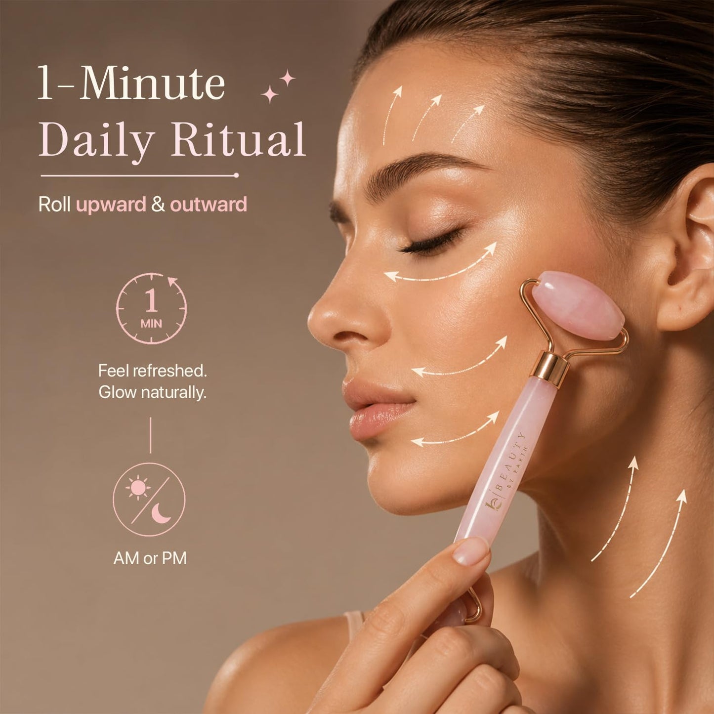 Rose Quartz Face Roller