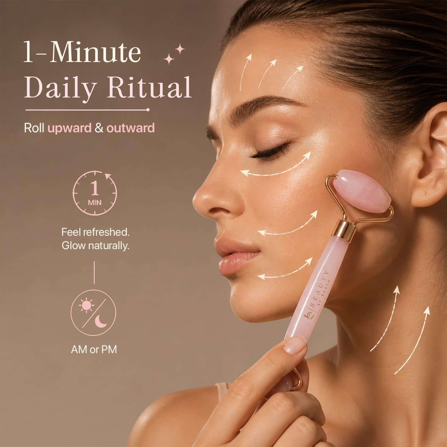 Rose Quartz Face Roller