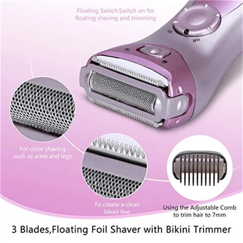 Electric Cordless Shaver for Women 