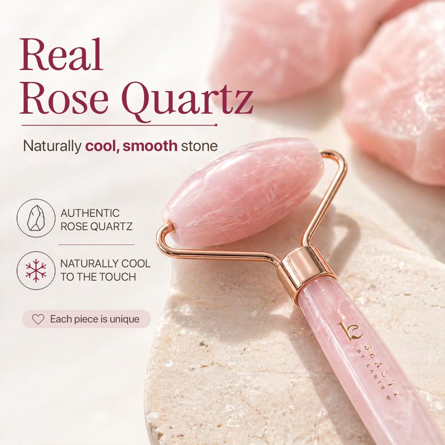 Rose Quartz Face Roller